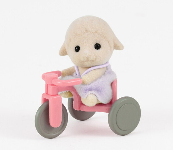 Sheep Baby With Tricycle, Sylvanian Families, Epoch, Action/Dolls
